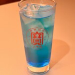 蓝色柠檬鸡尾酒