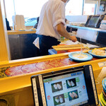 Kaiten sushi man man - 内観③