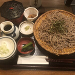 Sojibou - ざる蕎麦定食（そば大盛り）