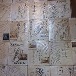 大とら - 色紙。