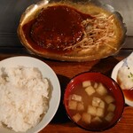 DANTE - ジャンボハンバーグ定食