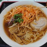 麺家なりた - 辛いねぎラーメン 大盛り