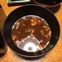 明神下 神田川 本店 - なめこかぁ　美味しかったけど　キノコ反対！