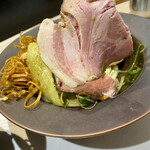 清湯醤油 ほし乃 - 鱧と松茸のつけそば@2,000円