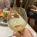 ピッツェリア・アッソ・ダ・ヤマグチ - ハウスワインを飲んだけど、すぐにボトルに変更