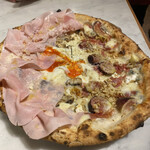 ピッツェリア・アッソ・ダ・ヤマグチ - 2枚目はハーフアンドハーフ