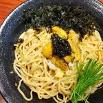 Yaki Miso Ramen Yadoya - 雲丹づくしセット 3300円、雲丹まぜそばになります