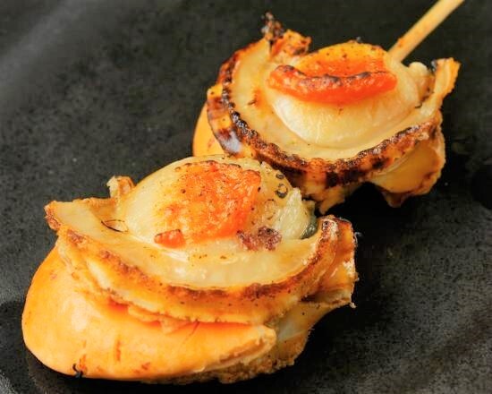 帆立の醤油焼き