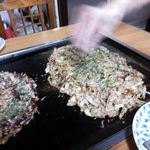 大とら - 焼きそば。仕上げ♪