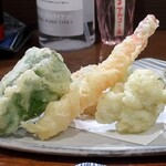 桶家乃隠居 - おまかせ天ぷら５品