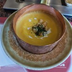 Nankai Guriru - 濃厚クリーミーなコーンスープ。めちゃ熱々です。