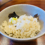 柚木元 - 舞茸+銀杏ご飯