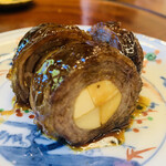 柚木元 - 松茸（軸）の信州牛巻き