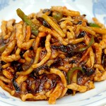 Stir-fried pork Sichuan style set meal