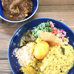 創作スパイス料理 Petti - スペアリブカレー&スリランカプレートセット