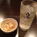南郷つくね山海 - とある日のお通し