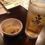 南郷つくね山海 - とある日のお通し