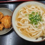 讃岐うどん いわい - あつあつ､とり天