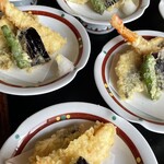 Kaisekiryouri Mishimaya - 昼御膳の天ぷらです