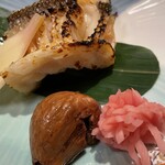 Kaisekiryouri Mishimaya - コースの焼き物。本日は甘鯛若狭焼き