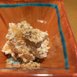 日本料理FUJI - 柿の白和え。擦り立ての国産胡麻の香りと一緒に。