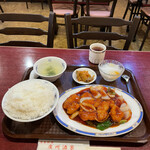 Koushuu Shuka - R4.10再　白身魚の甘酢かけ定食