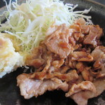 炭ポッポ - 生姜焼き