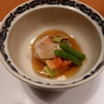 Koshitsu Kaiseki Kitaooji - 蕪と甘鯛の蒸し物