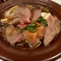 個室会席 北大路 八重洲茶寮 - 黒毛和牛すき焼き陶板