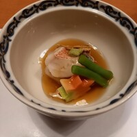 個室会席 北大路 八重洲茶寮 - 蕪と甘鯛の蒸し物