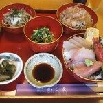 海鮮・そば かく屋 - 海鮮丼セット