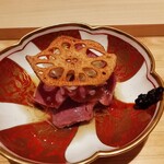 江戸焼肉 - サーロインのしゃぶしゃぶ