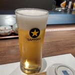 鮨 味の壱松 - サッポロ黒生ビール