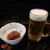 しらかば居酒屋 - 料理写真:お通しのずいきと生ビール