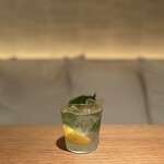 Shiso and lemon sour