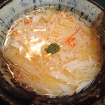 呑み食い屋 纏 - 毛蟹の茶碗蒸し