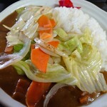 Yuu - 野菜炒めカレー単品450円。