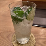 茜坂大沼 - 酢橘サワーを2杯