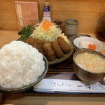 とんかつ一幸 - ひれの横綱定食♡ごはん山盛り♡