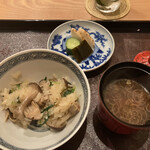 茜坂大沼 - お食事全景