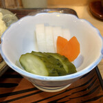 とんかつ一幸 - 自家製 ぬか漬け