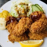創作キッチン 司 - 豚ヒレ＆カキフライ