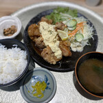 シラカバ - 唐揚げ南蛮タルタル定食