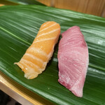 寿しここ屋 - サーモン、ブリ