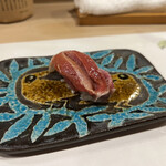 うを徳 - 大間本鮪大トロのにぎり