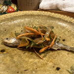 うを徳 - 琵琶湖産わかさぎ南蛮漬け（玉ネギ･ピーマン･人参入)（3日熟成）