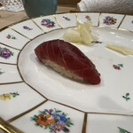 うを徳 - 大間本鮪赤身ヅケにぎり