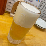 大衆酒場 かね子 - 生ビール（ハッピーアワー）¥250外
