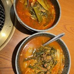 富士屋 - テールスープ（中）&テールスープ（大）