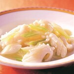 Ginza Asuta - いかとセロリーの炒め物
